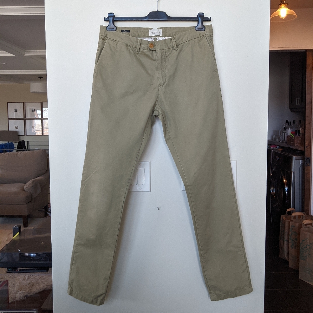 Scotch & Soda Olive Green Chinos